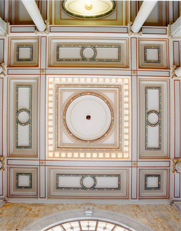 coffered ceiling 