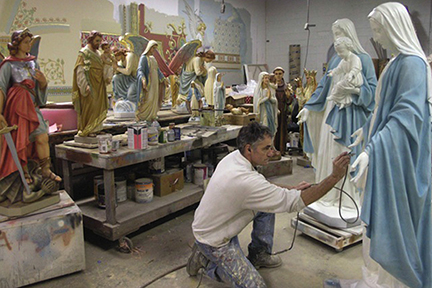 cornice paint gild and glaze